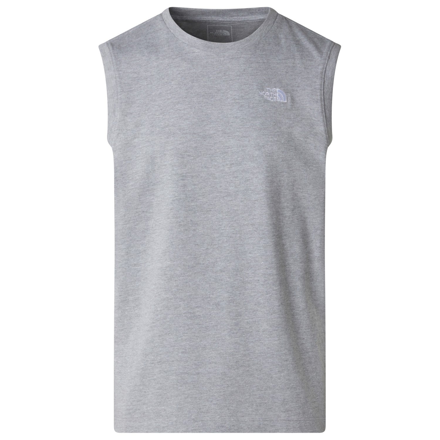 The North Face Canotta Evolution Simple Dome da uomo in cotone NF0A8FD4CQO grigio avanti