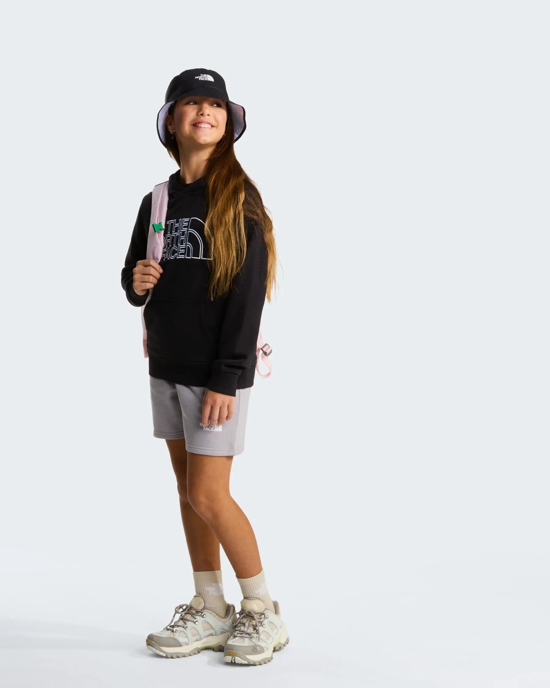 The North Face Felpa Drew Peak da ragazzi NF0A8GR8JK3 nero