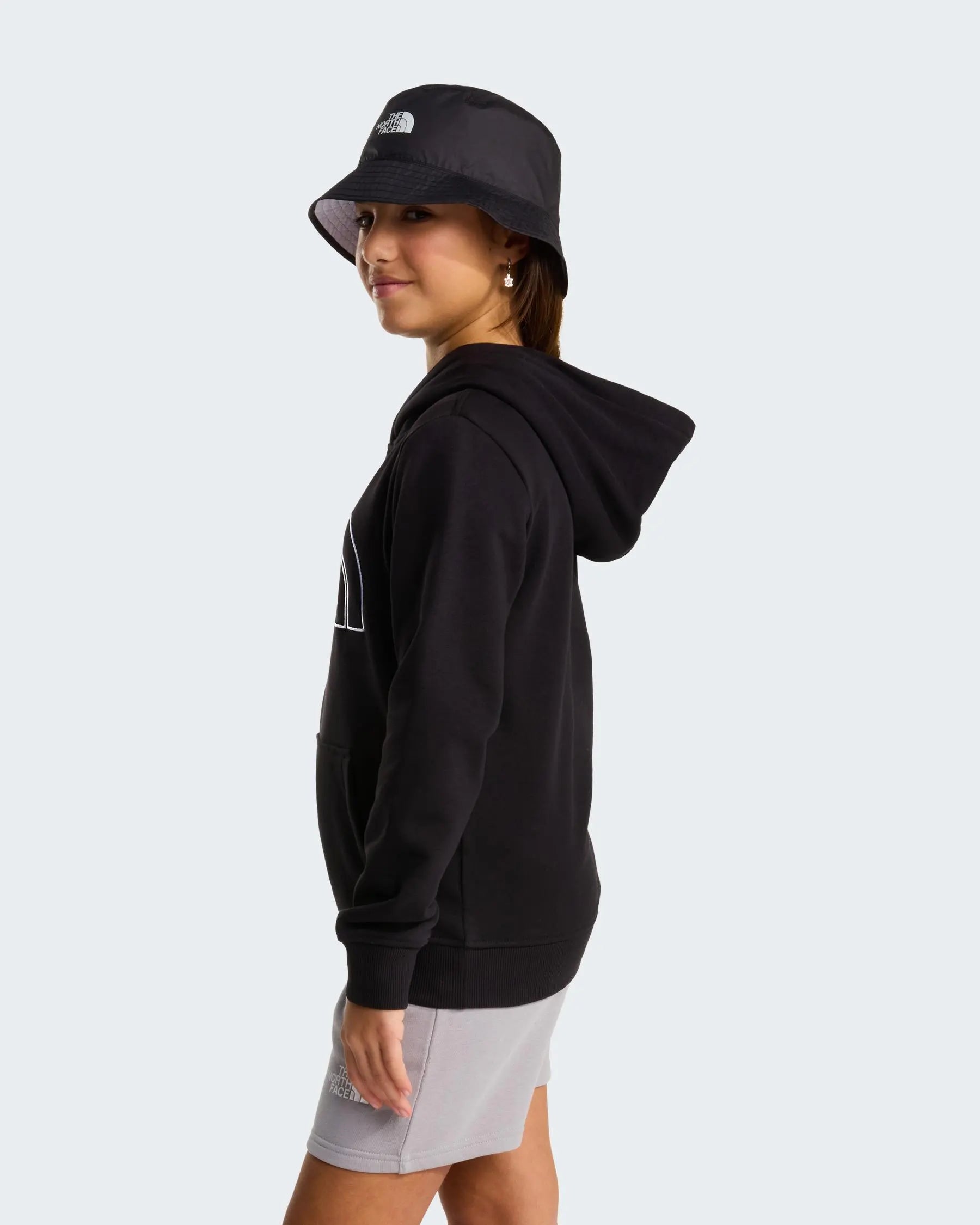 The North Face Felpa Drew Peak da ragazzi NF0A8GR8JK3 nero