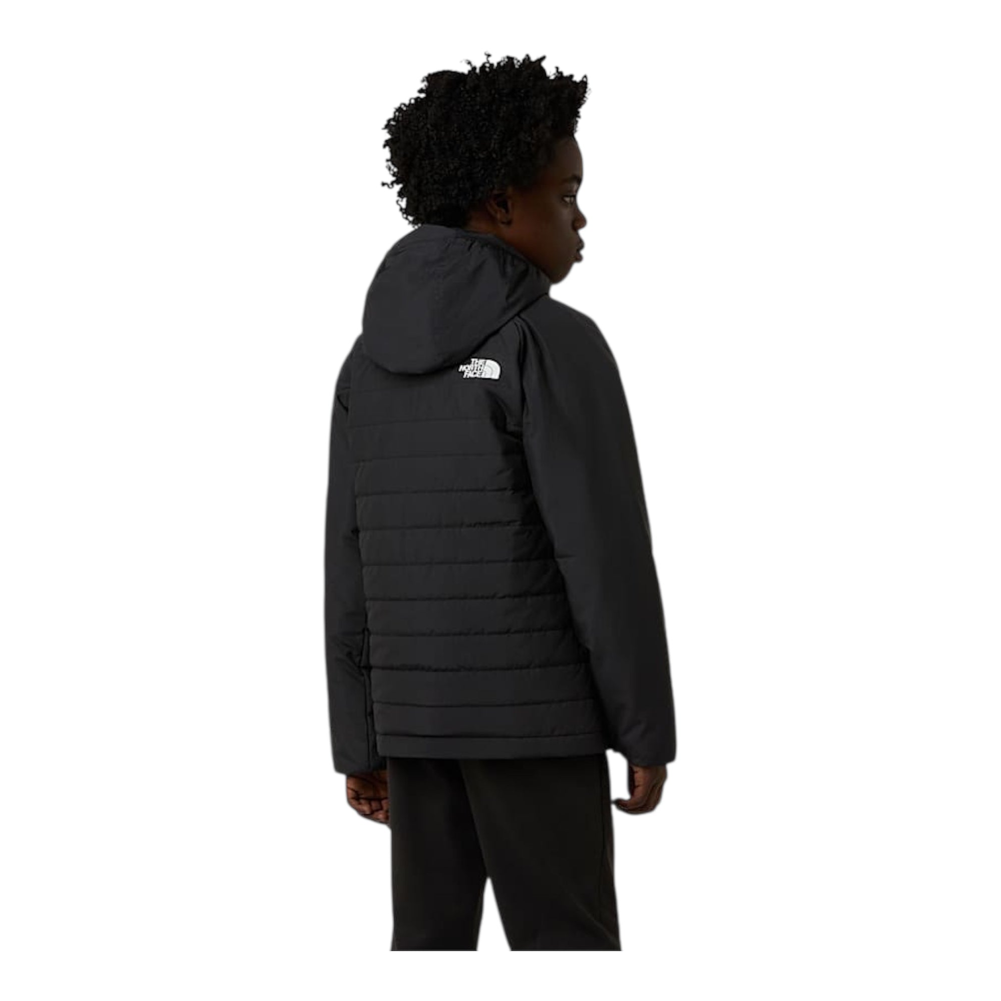 The North Face Giacca Never Stop Ragazzo NF0A89HRJK31 Nero Sintetico aperto cappuccio dietro