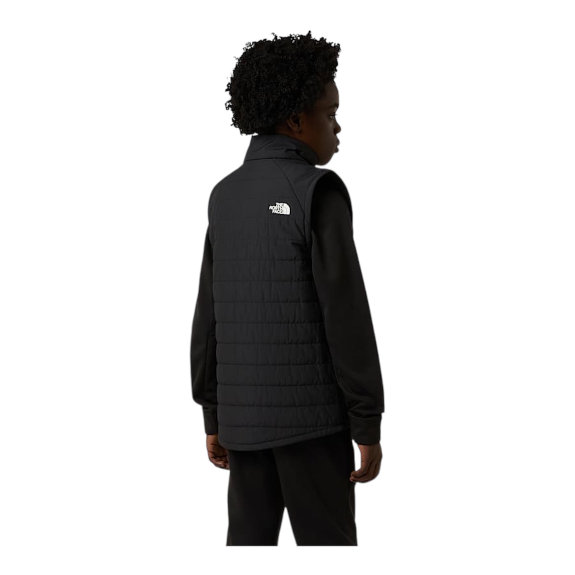 The North Face Gilet Never Stop Ragazzo NF0A89HSJK31 Nero Sintetico aperto dietro