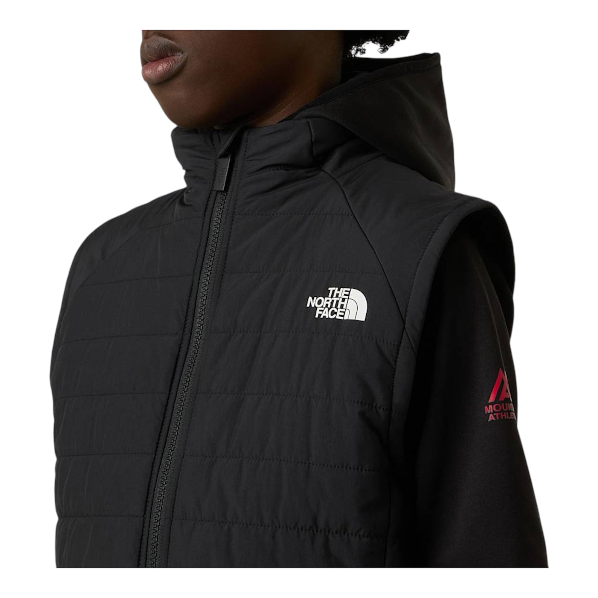 The North Face Gilet Never Stop Ragazzo NF0A89HSJK31 Nero Sintetico logo