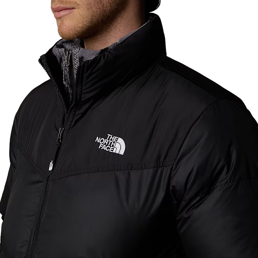 The North Face Giubbotto Saukuru NF0A853IJK3 Nero – Giubbotto uomo, outdoor, termico, antivento, design urbano logo