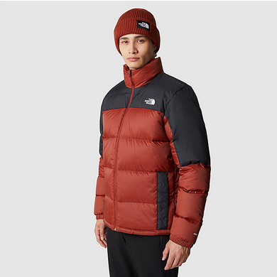 The North Face Piumino Diablo NF0A4M9JWEW Brandy Nero – Gilet uomo, imbottito, outdoor, antivento