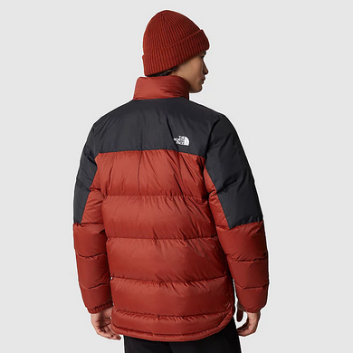 The North Face Piumino Diablo NF0A4M9JWEW Brandy Nero – Gilet uomo, imbottito, outdoor, antivento logo dietro