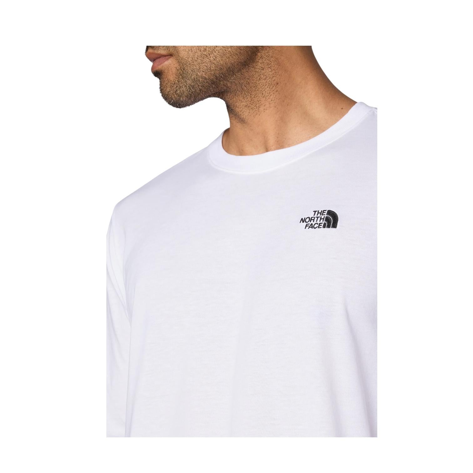 The North Face T-shirt a maniche lunghe Evolution Simple Dome Regular da uomo NF0A8EU3FN4 bianco
