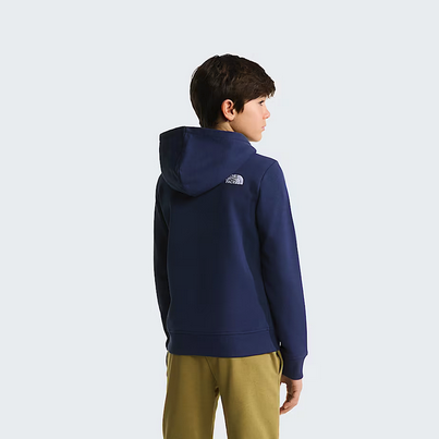 The North Face felpa girocollo junior NF0A8GR88K21 blu vista dietro