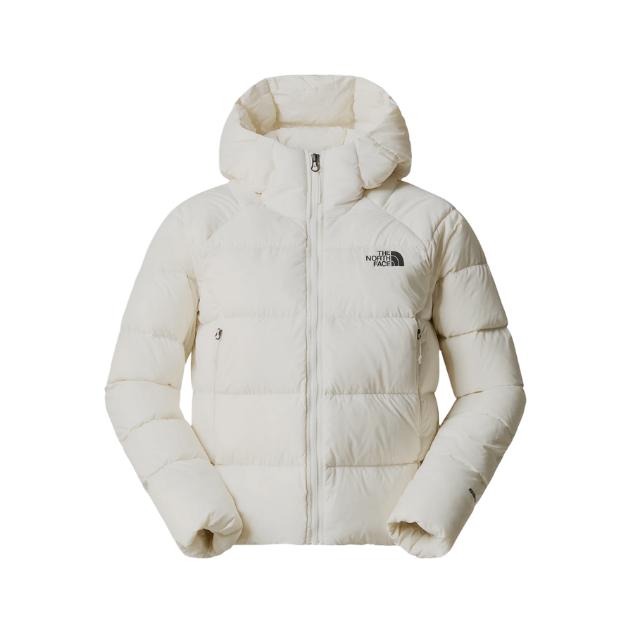 The North Face giubbotto in piuma con cappuccio da donna Hyalite NF0A3Y4RQLI duna bianca avanti