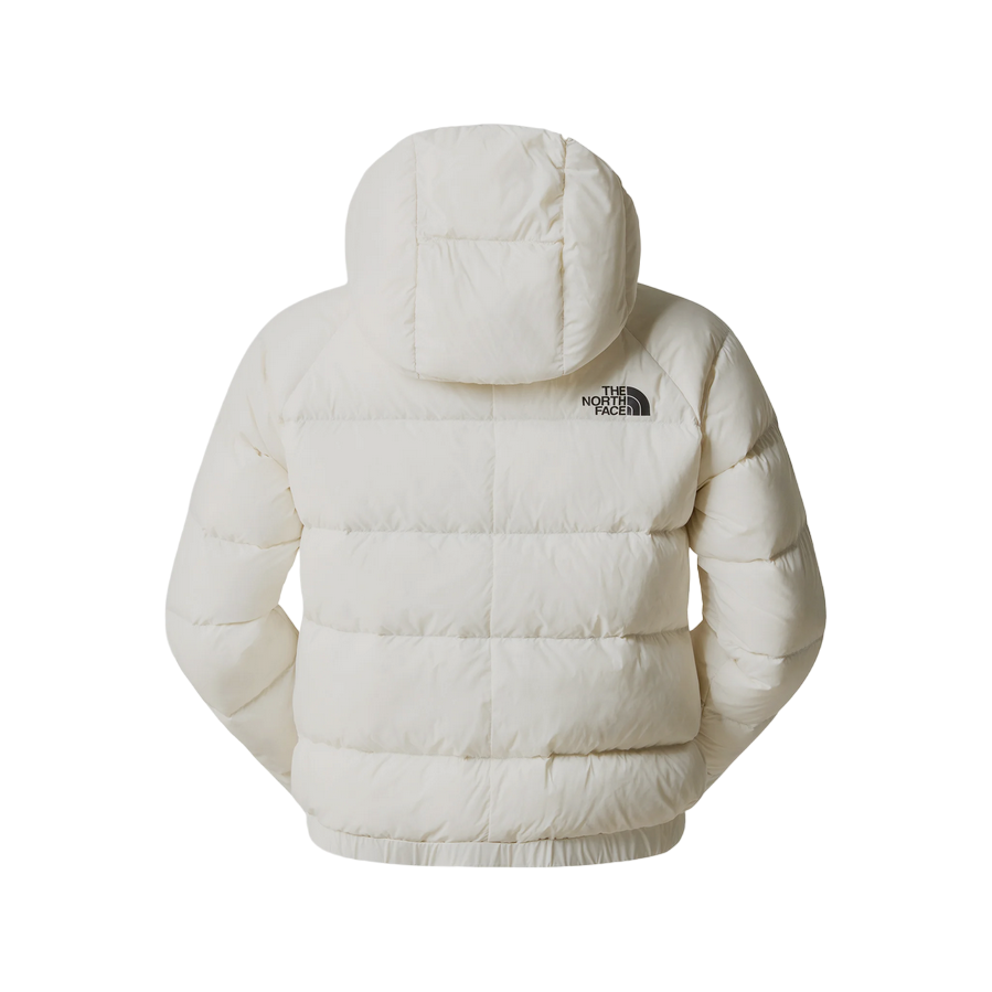 The North Face giubbotto in piuma con cappuccio da donna Hyalite NF0A3Y4RQLI duna bianca dietro
