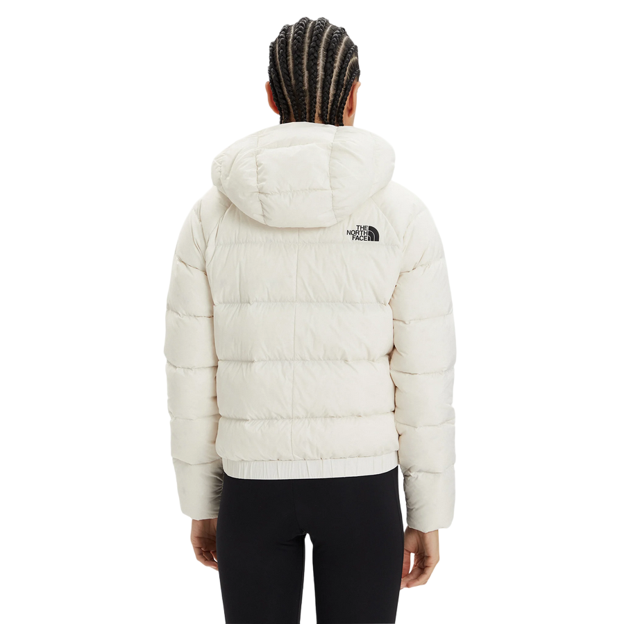 The North Face giubbotto in piuma con cappuccio da donna Hyalite NF0A3Y4RQLI duna bianca retro
