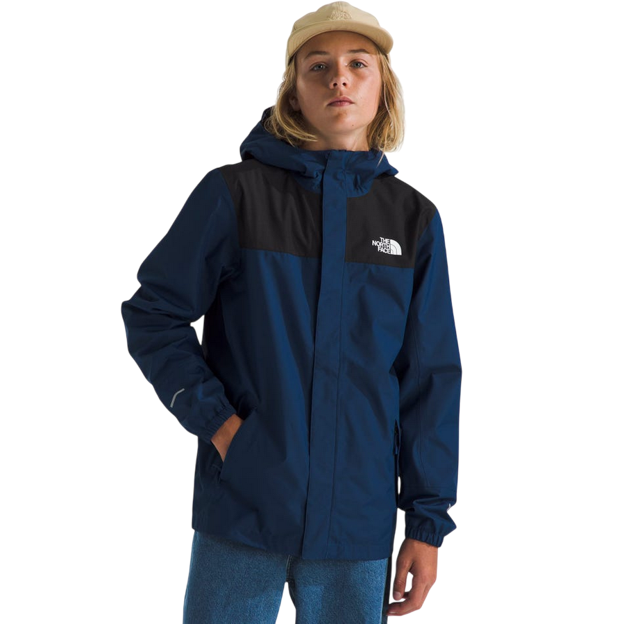 The North Face gubbino da pioggia junior Antora NF0A8A48D1R blu-nero