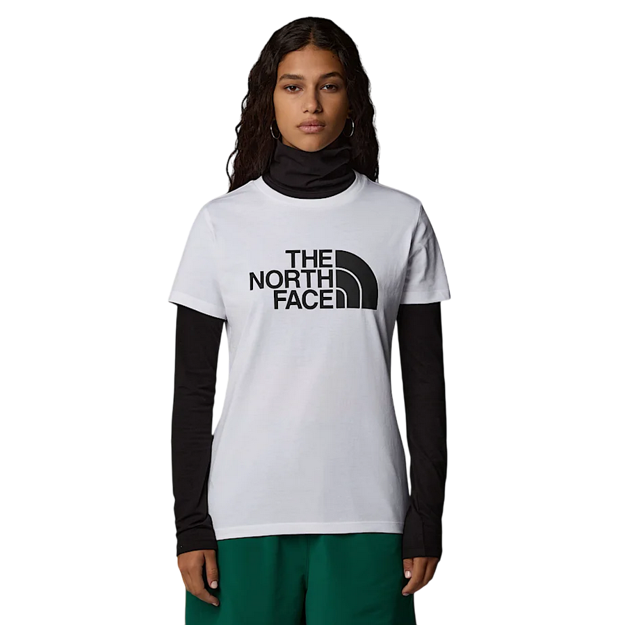The North Face maglietta manica corta da donna Easy NF0A8A6DFN4 bianca