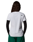 The North Face maglietta manica corta da donna Easy NF0A8A6DFN4 bianca