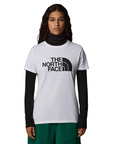 The North Face maglietta manica corta da donna Easy NF0A8A6DFN4 bianca