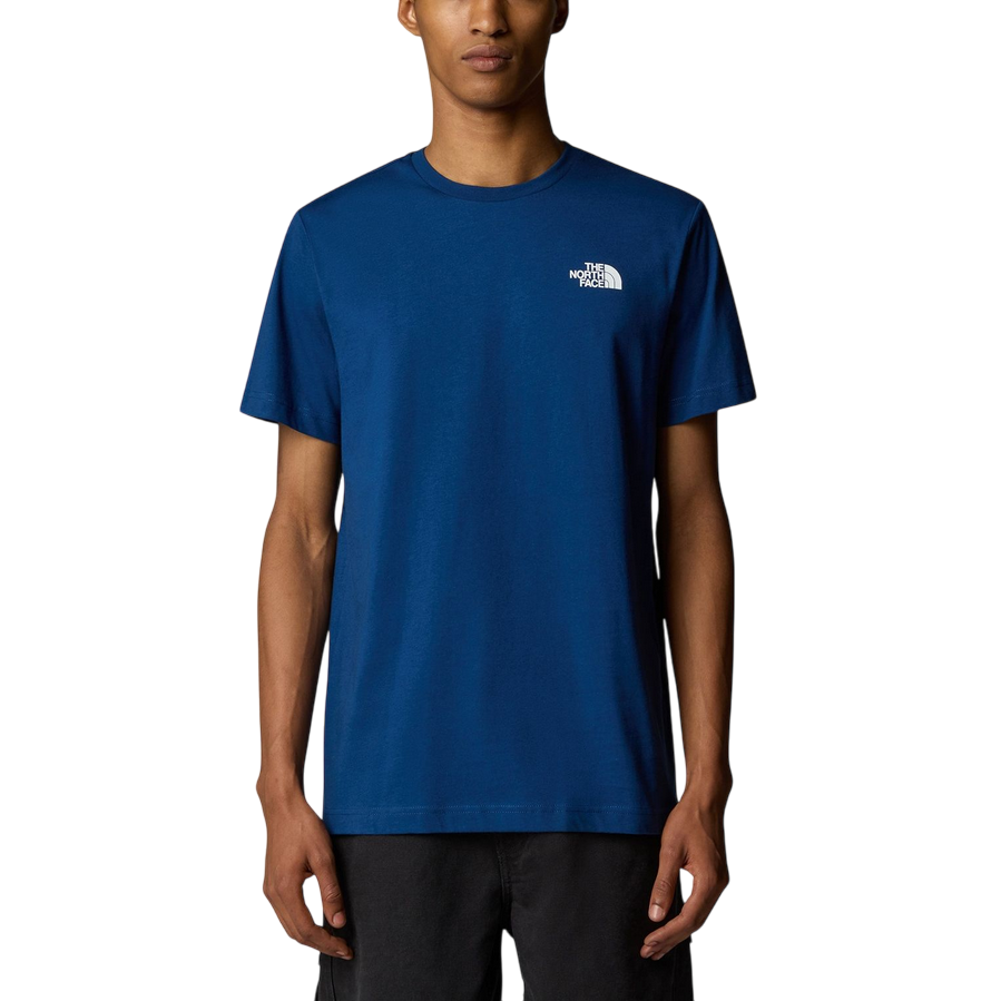 The North Face maglietta manica corta da uomo Box NSE NF0A87NPH4B estate blu-bianco