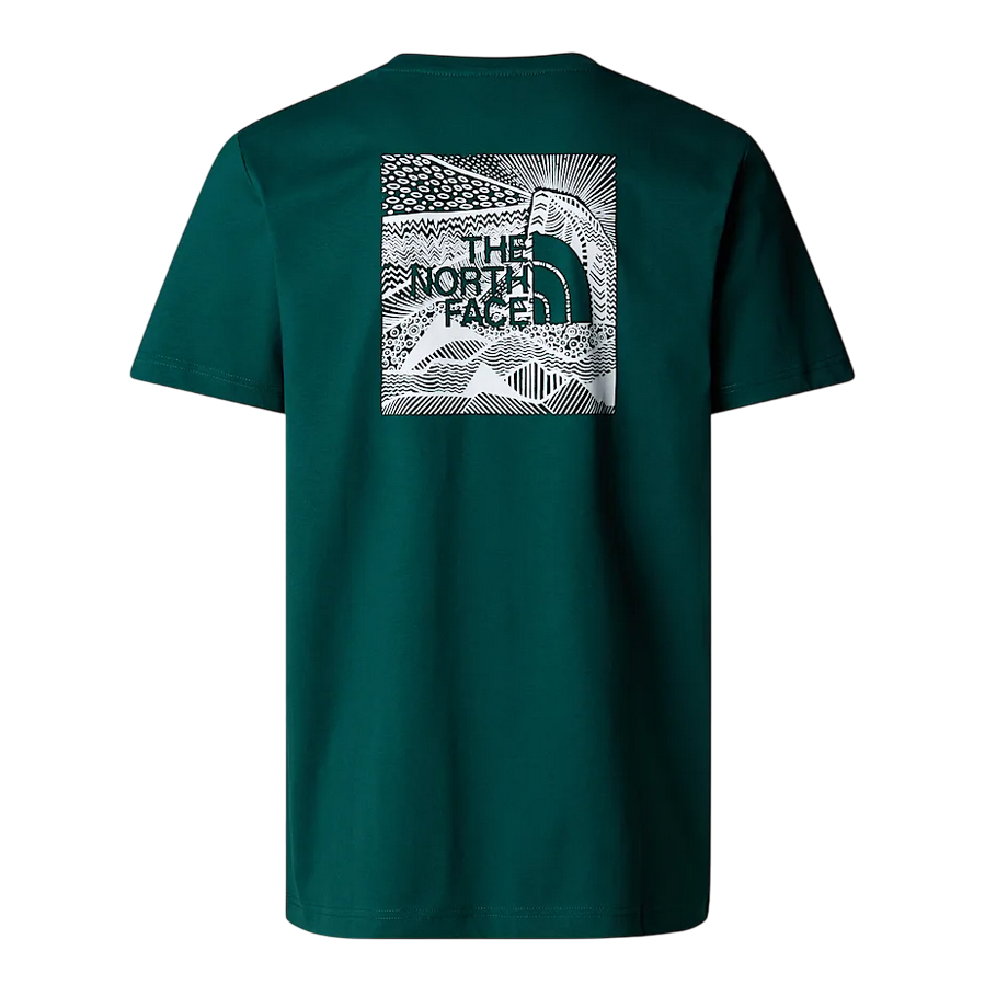 The North Face maglietta manica corta da uomo Redbox Celebration NF0A87NV6GI verde
