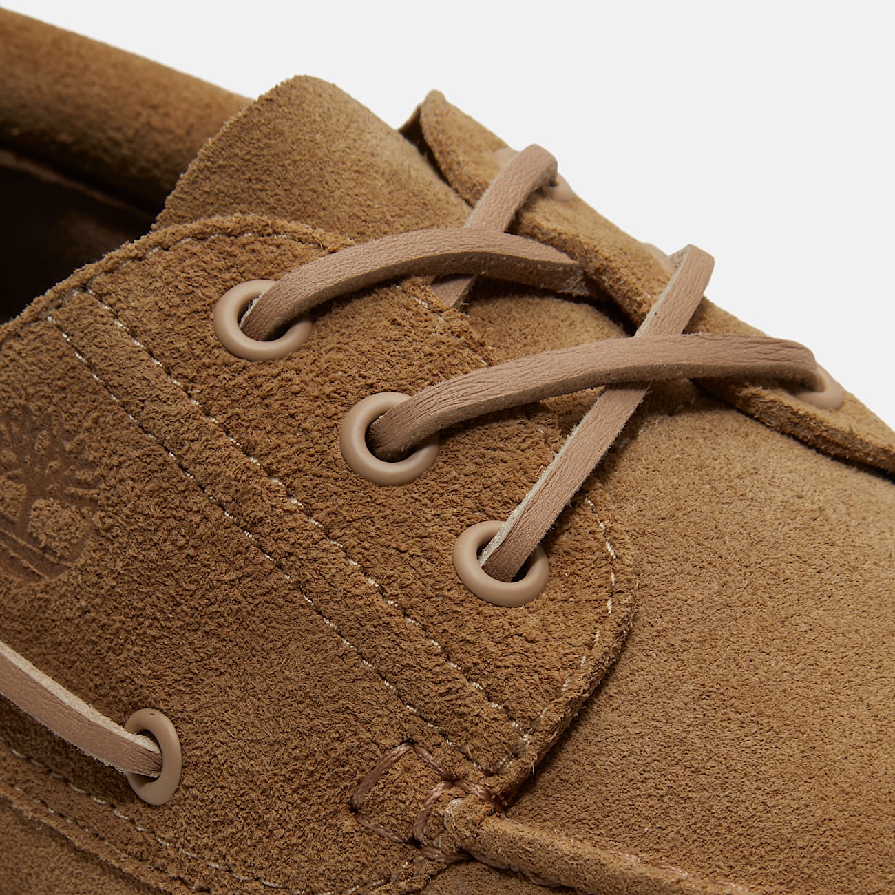 Timberland Scarpa da Barca Portofino Pier da Uomo TB0A6CXMEW1 beige vista laccio