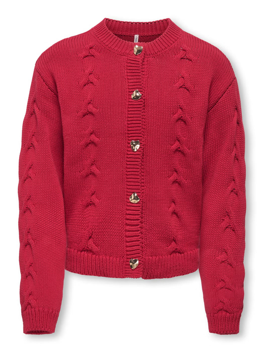 Only maglioncino da ragazza KOGPEPPE Cardigan 15379370 rosso