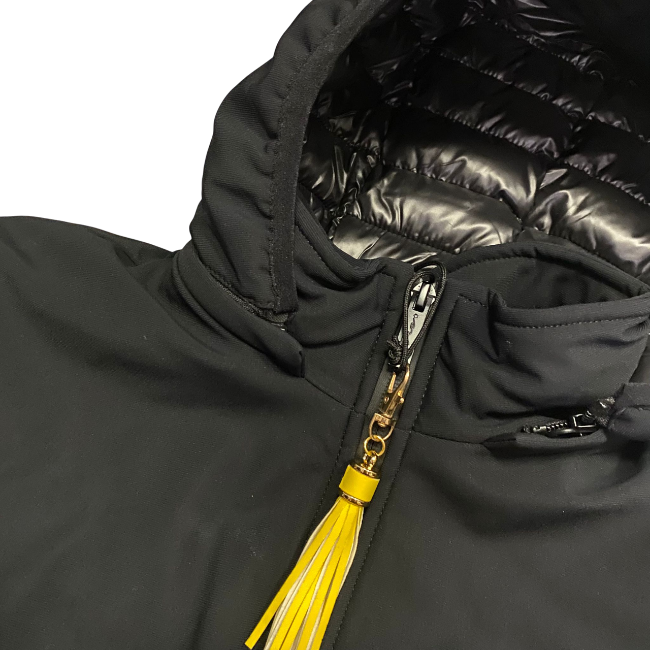 Trez Giacca da donna con cappuccio staccabile JUSTICE-1001 M47130 281 nero