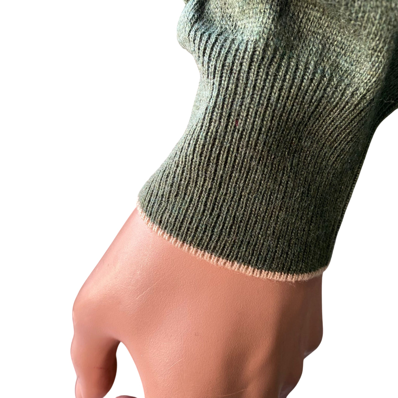 Trez Maglia Uomo Mezza Zip Macchia-VLPK M49631 842 Verde – Comfort e stile Streetwear - manica