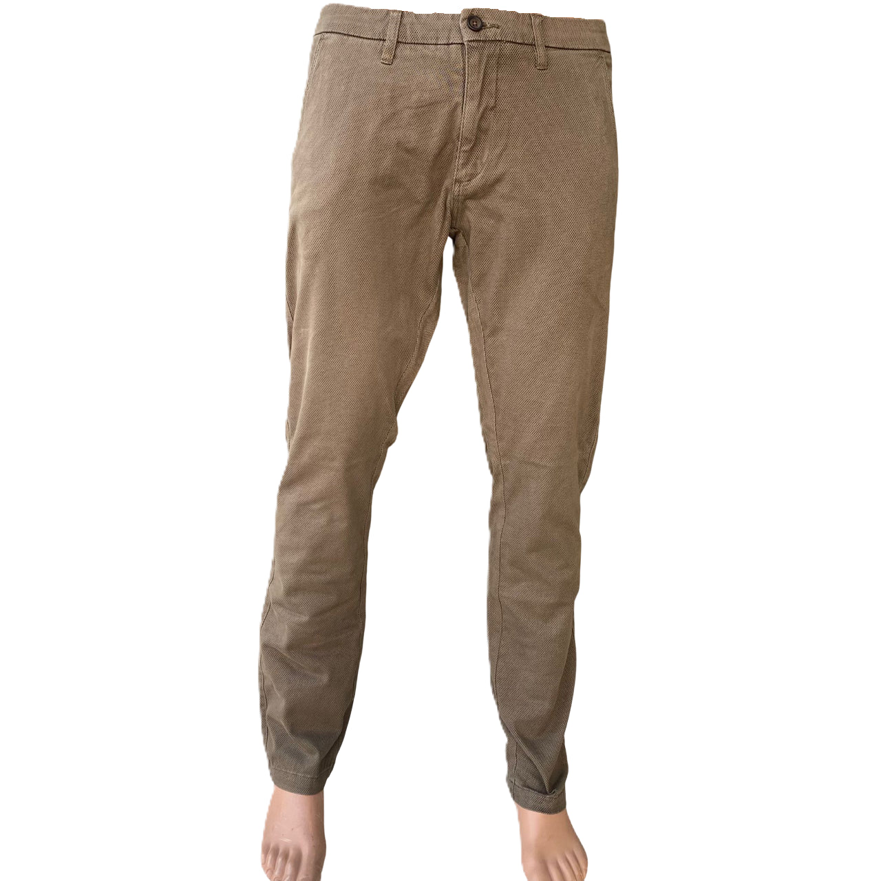 Trez Pantalone Uomo Casual Microfantasia Song6-1702STP M49605 881 Marrone – elegante, comfort, stile moderno