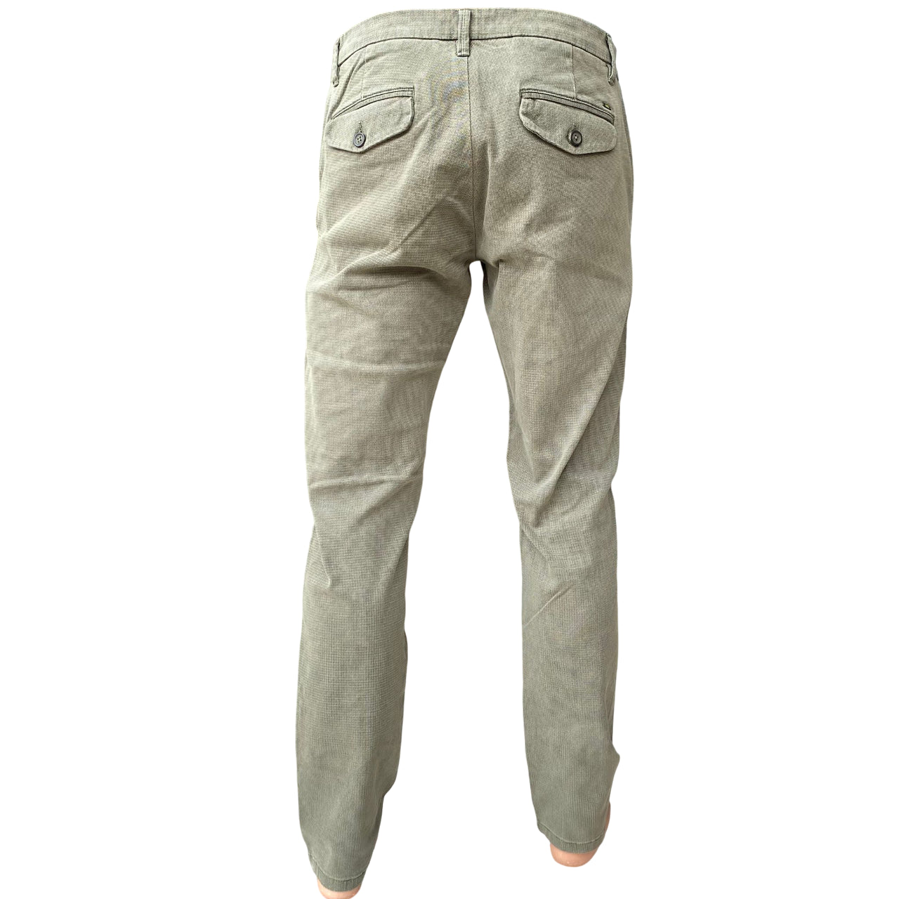 Trez Pantalone Uomo Microfantasia PRATT-1702STP M49604 340 Verde – casual, elegante, comfort uomo - retro