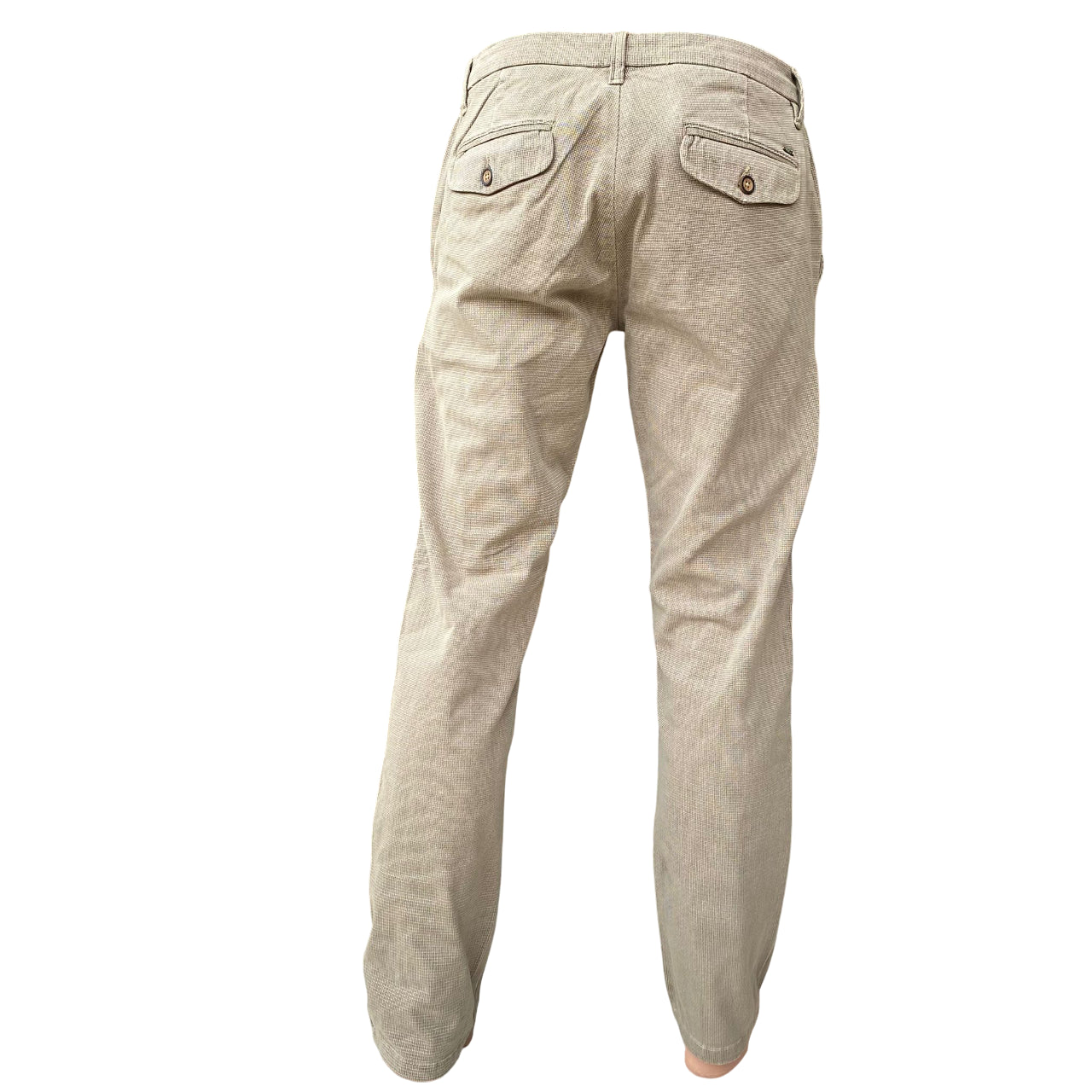 Trez Pantalone Uomo Microfantasia PRATT-1702STP M49604 895 Marrone – casual, elegante, comfort uomo - retro