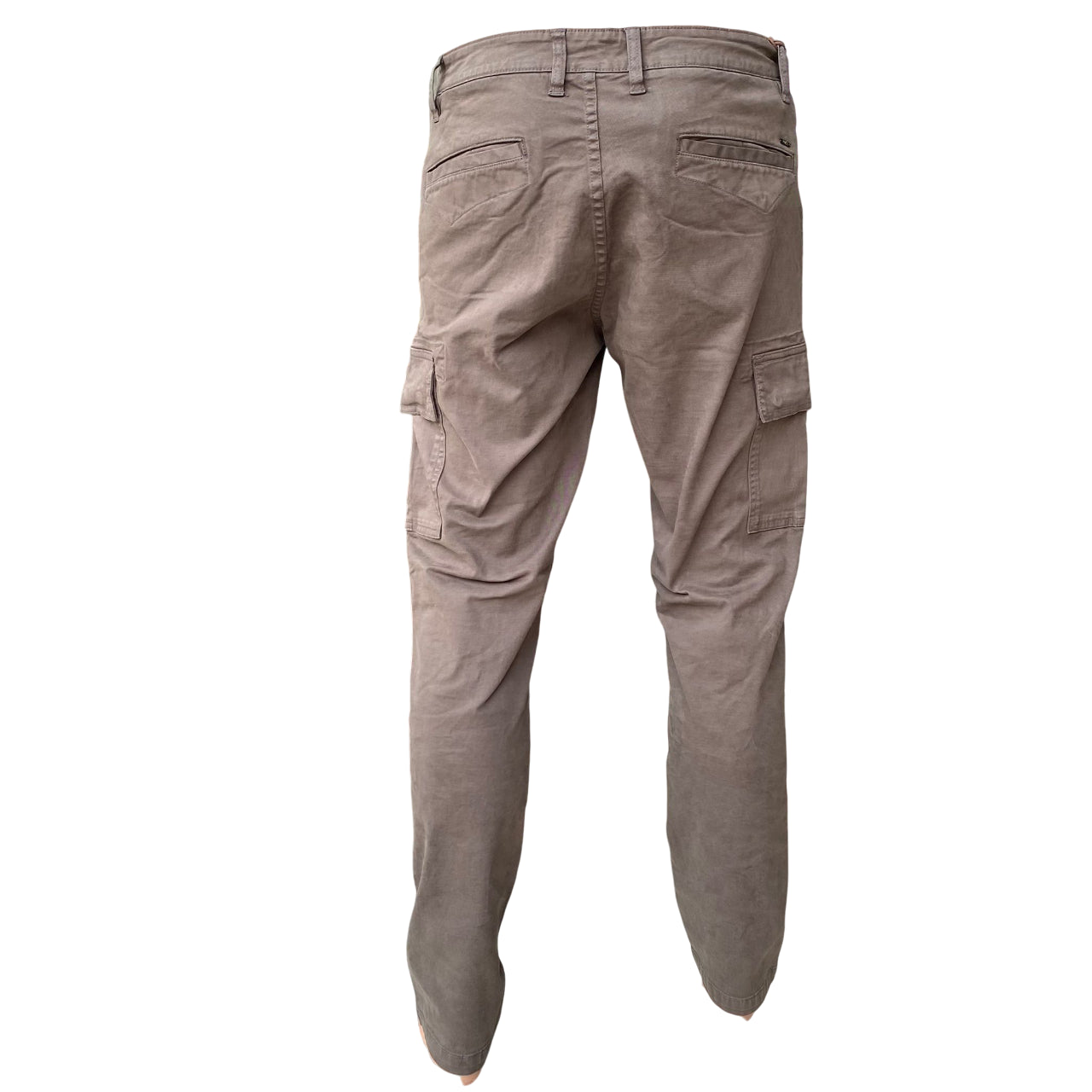 Trez Pantalone Uomo Tasconi PIPE3-17ZRT M49750 328 Marrone – Slim, cargo, pratico, stile outdoor, resistente. - retro 