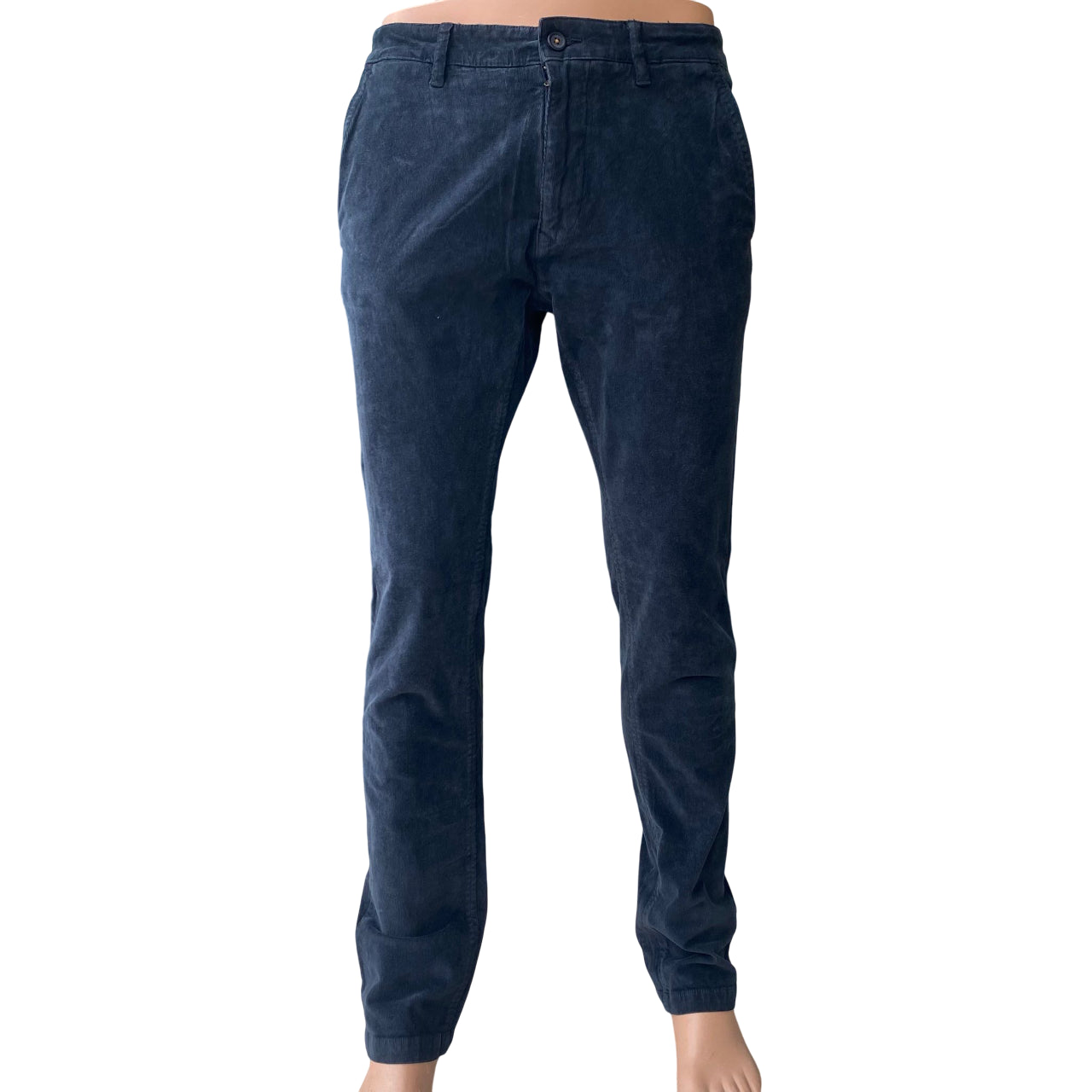 Trez Pantalone Uomo Velluto Millerighe M49592 238 PROT-CORD Blu – elegante, comfort, moda uomo