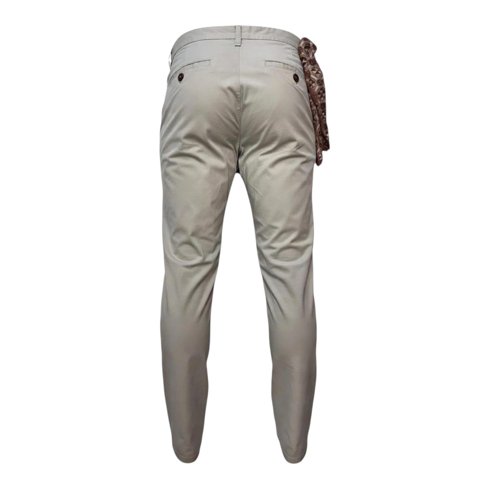 Trez uomo pantalone in cotone SONG6K-1035BST M50182 929 mastice