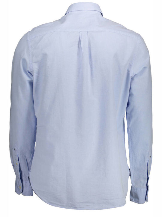 U.S. Polo Assn. Camicia da uomo manica lunga con bottoni al collo 6409152573 130 sky