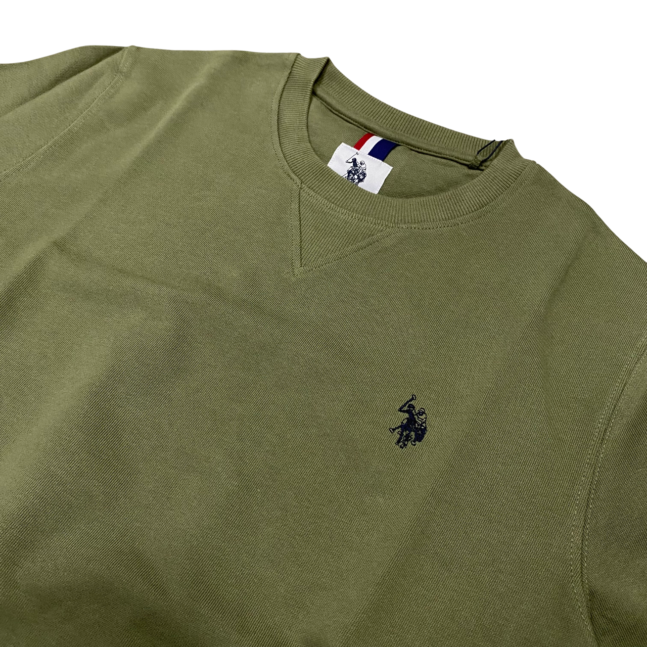 U.S.Polo Assn. felpa girocollo da uomo Max US41187001 248 verde