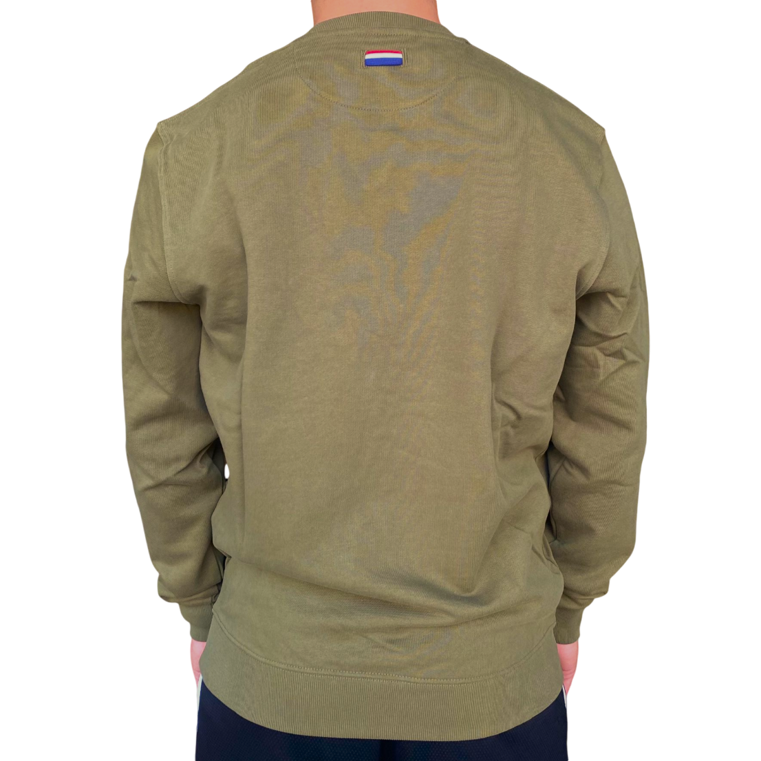 U.S. Polo Assn felpa girocollo da uomo Max US40187003 346 verde militare