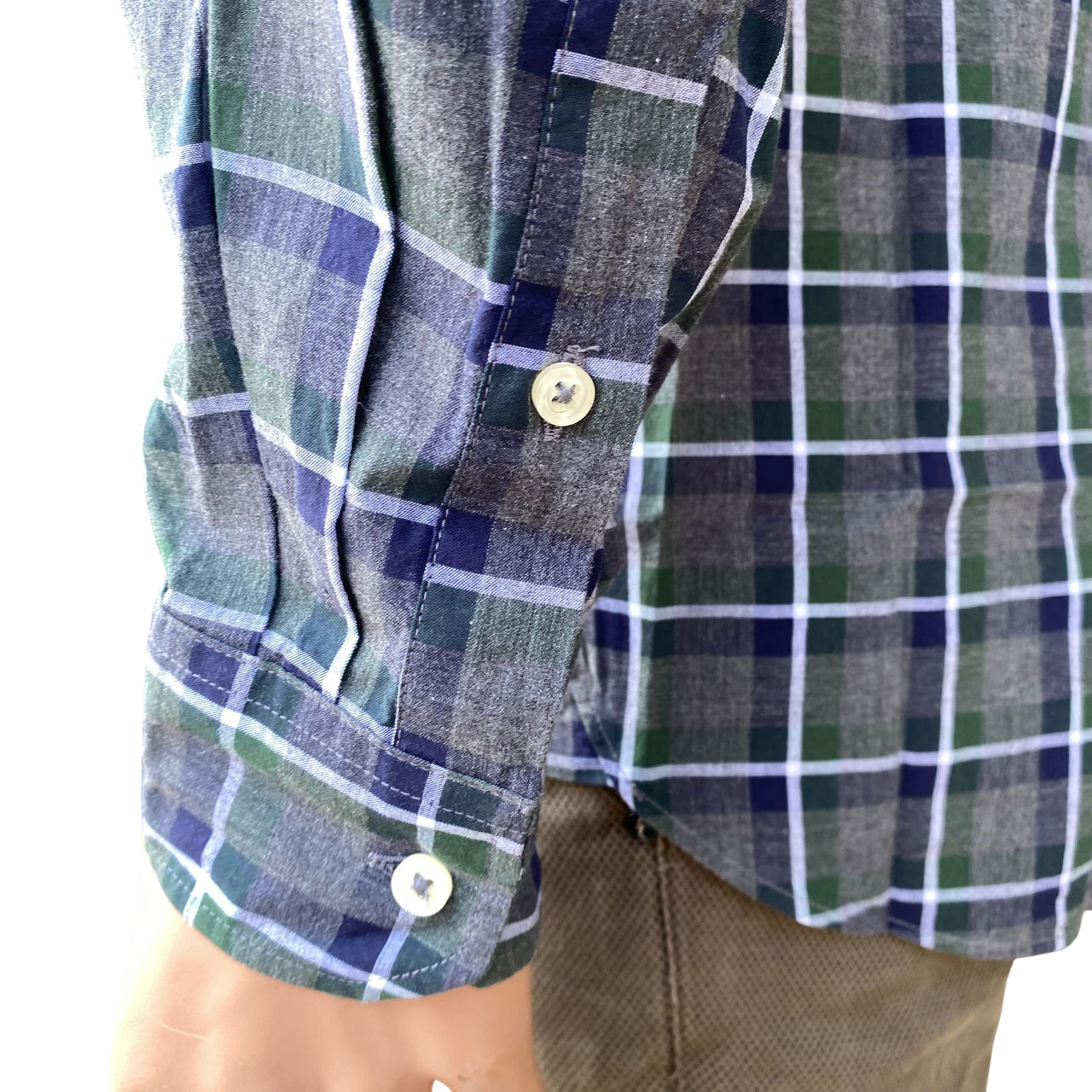 U.S. Polo Assn. Camicia a Quadri Manica Lunga da Uomo US42104024 887 Verde – Stile Casual, Comfort Versatile e Qualità Classica - MANICA