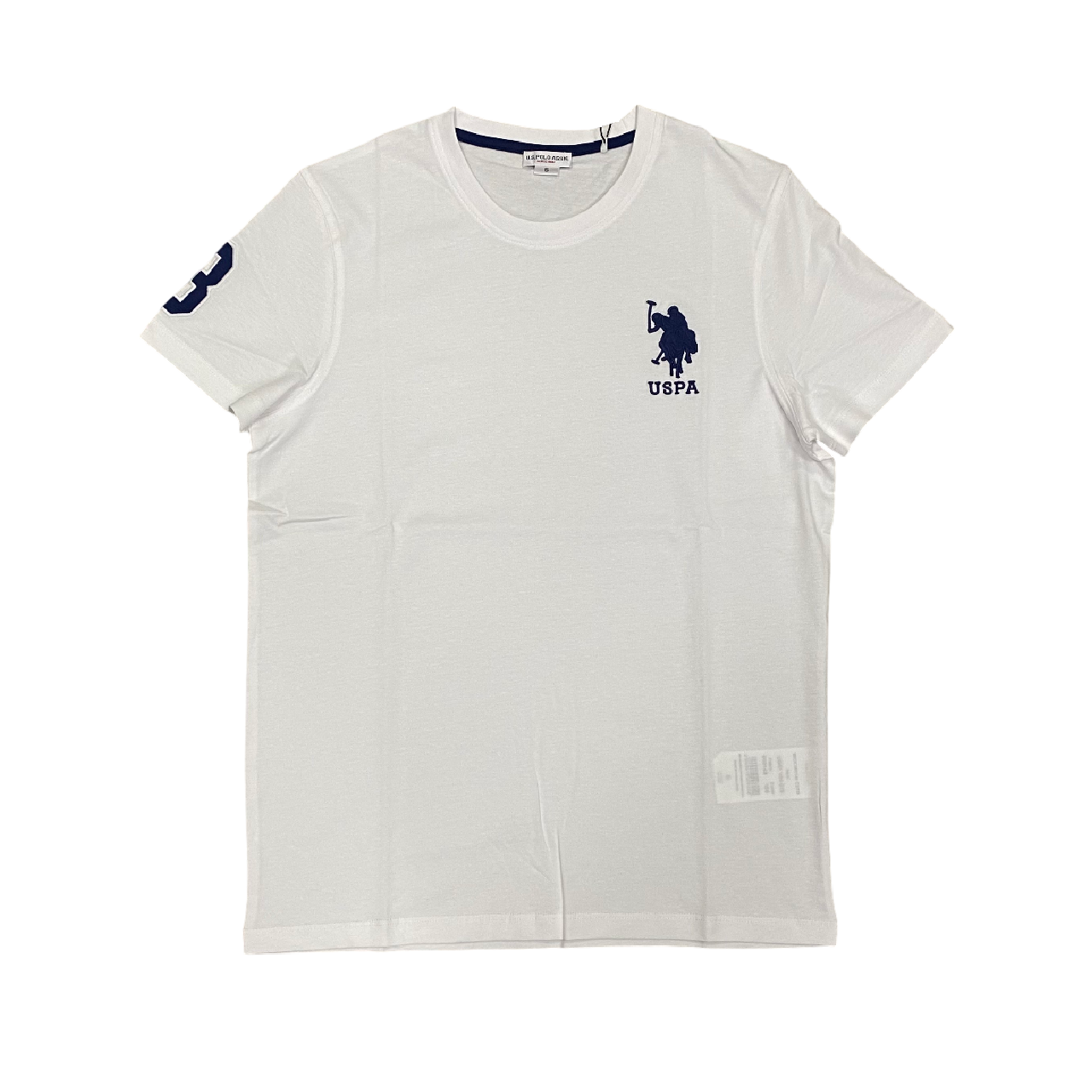 U.S. Polo Assn. maglietta manica corta da uomo in cotone Mick US41154019 100 bianco