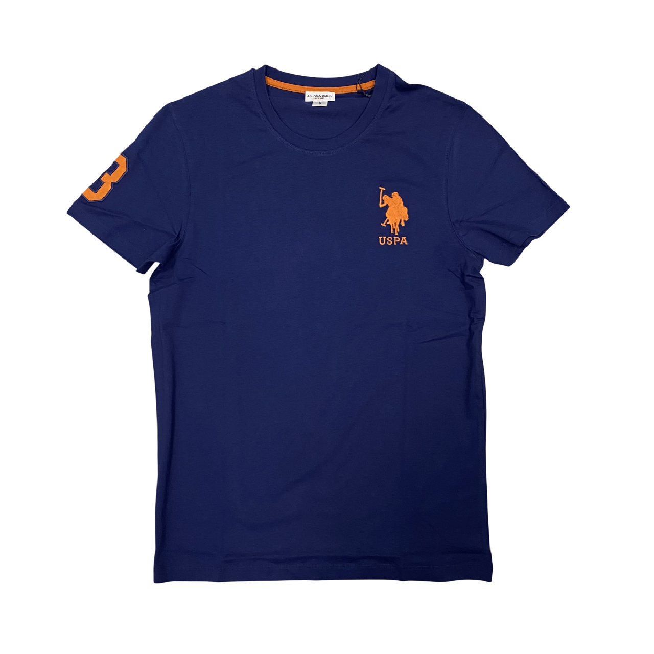 U.S. Polo Assn. maglietta manica corta da uomo in cotone Mick US41154019 137 blu