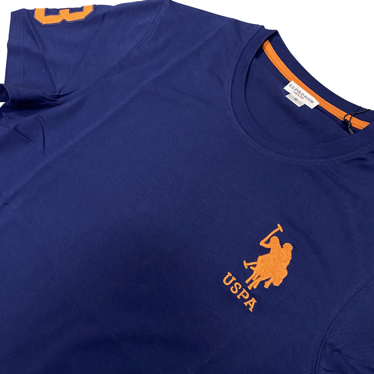 U.S. Polo Assn. maglietta manica corta da uomo in cotone Mick US41154019 137 blu