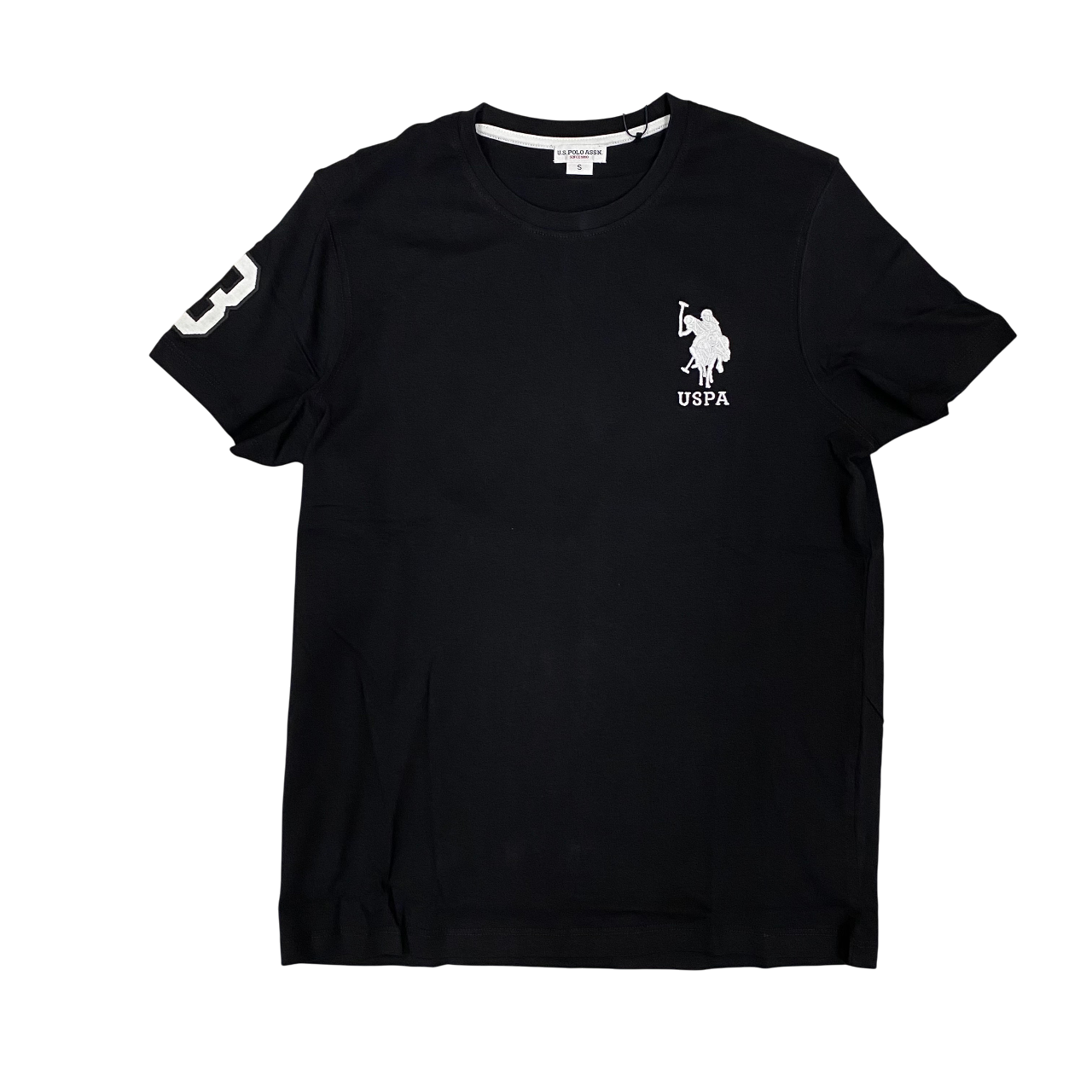 U.S. Polo Assn. maglietta manica corta da uomo in cotone Mick US41154019 199 nero