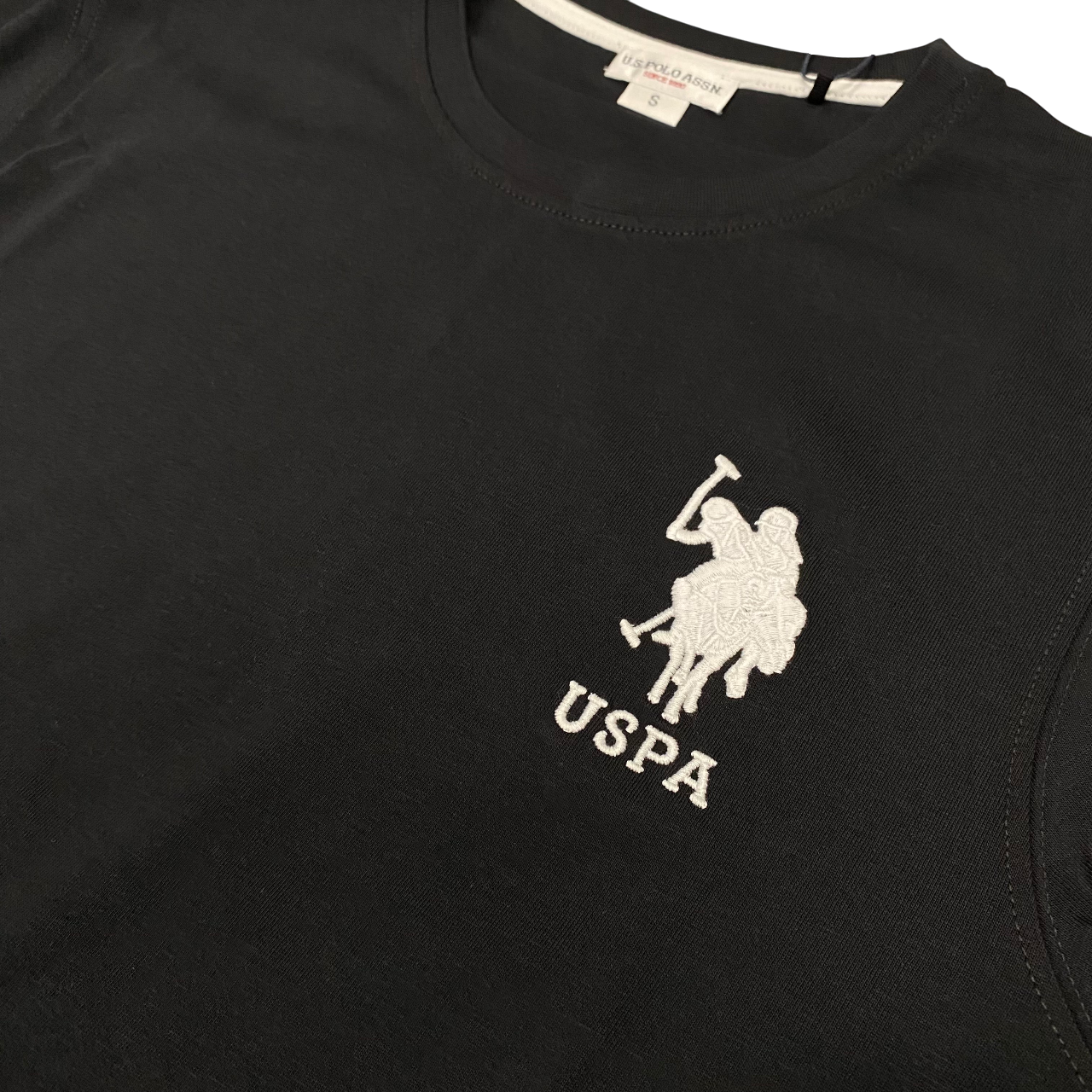 U.S. Polo Assn. maglietta manica corta da uomo in cotone Mick US41154019 199 nero