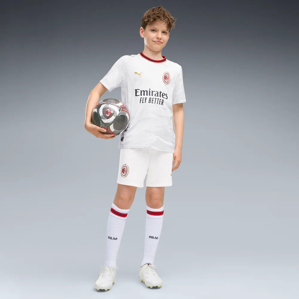 Puma pantaloncino junior da calcio Milan Lontano ACM Shorts Replica 784150-02 bianco
