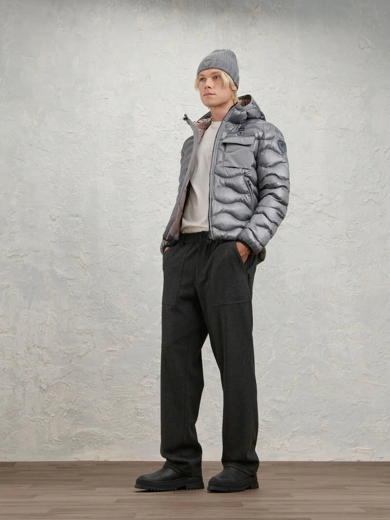 Blauer Piumino trapuntato con tasca petto Bryant 26SBLUC02182-005958 920BW grigio