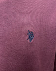 US Polo Assn maglioncino girocollo da uomo Cris US40173004 359 prugna