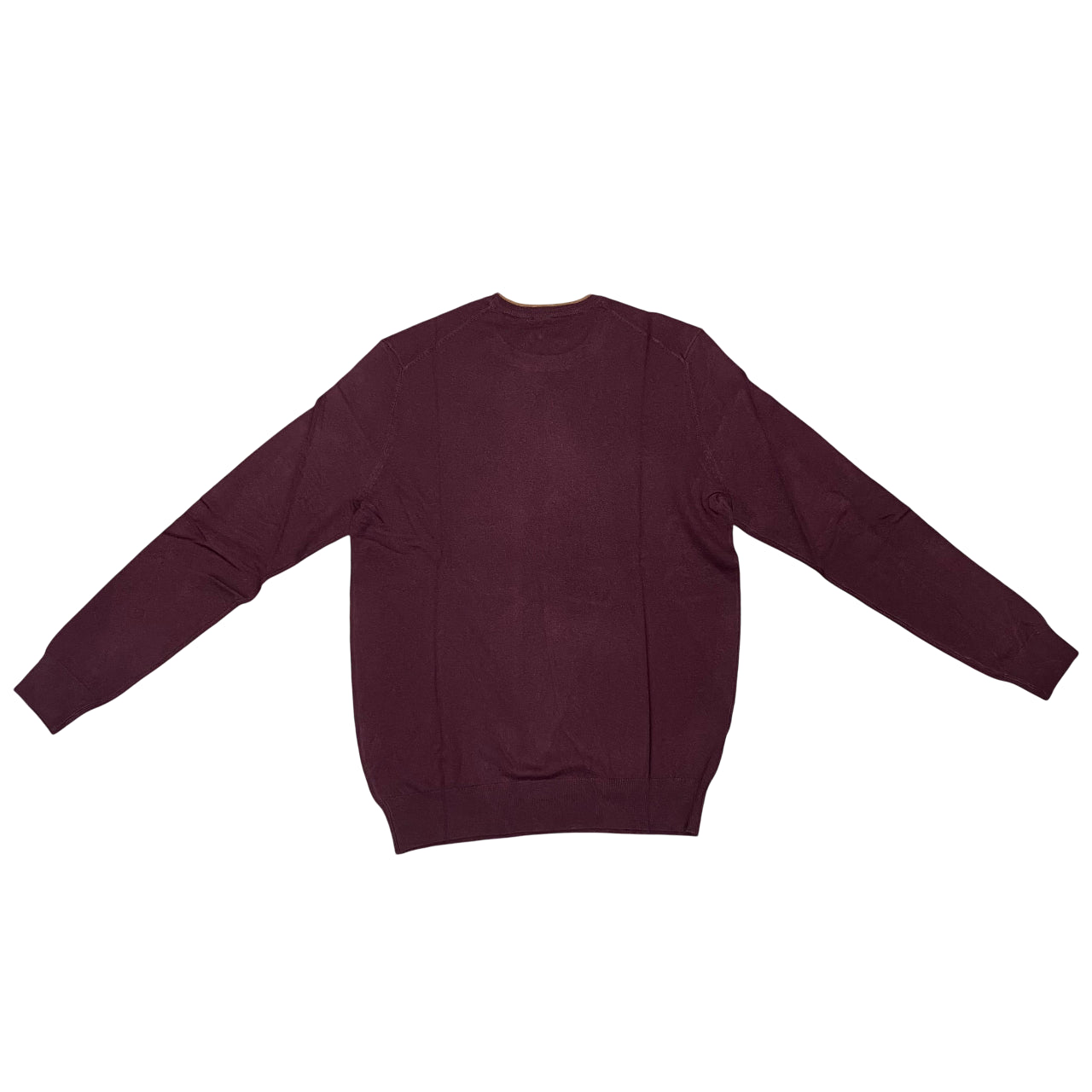 US Polo Assn Maglia Girocollo Misto Lana e Viscosa US42173007 159 Bordeaux – Comfort Classico, Stile Versatile e Qualità Tradizionale - retro