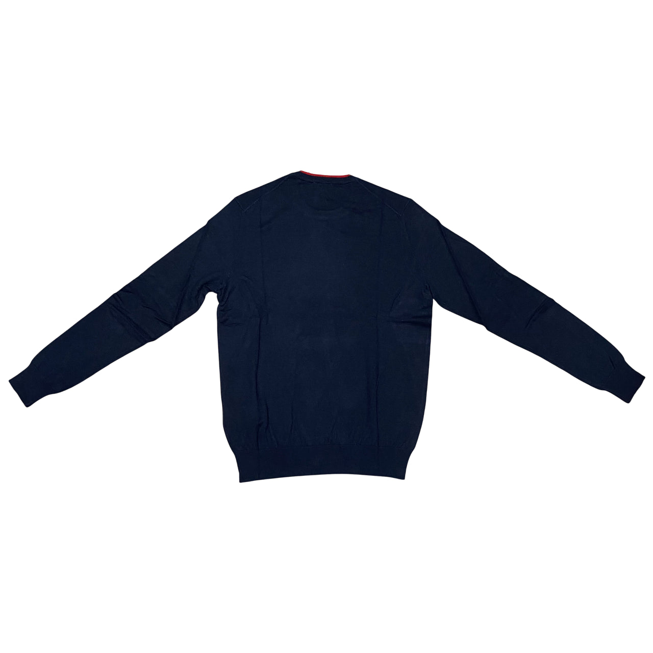 US Polo Assn Maglia Girocollo Misto Lana e Viscosa US42173007 179 Blu – Comfort Classico, Stile Versatile e Qualità Tradizionale - retro 