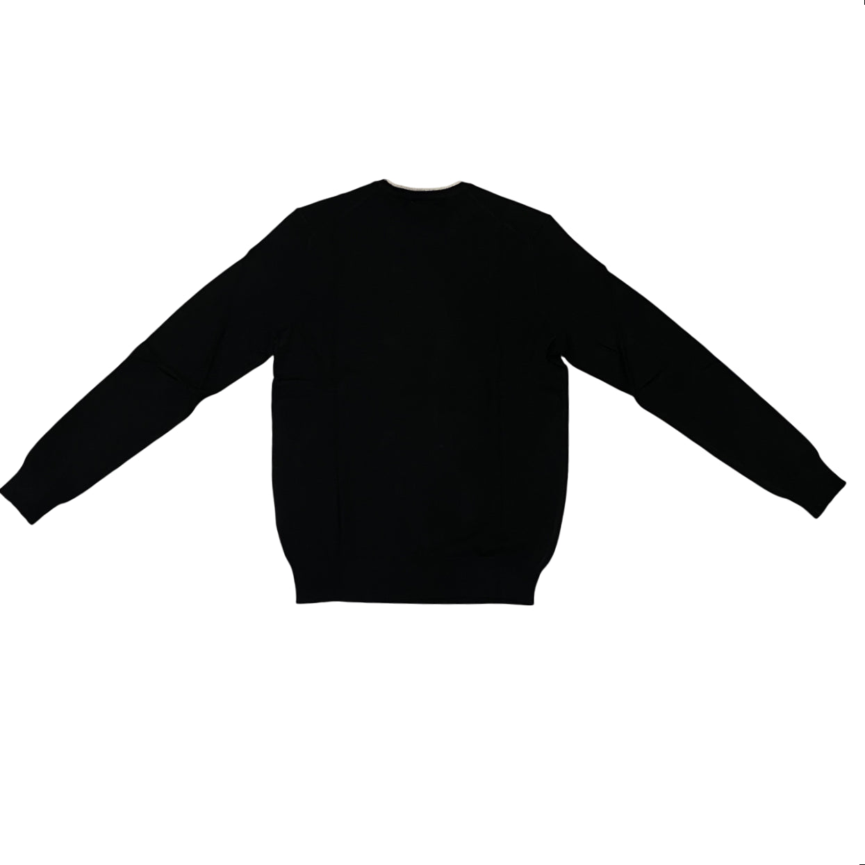 US Polo Assn Maglia Girocollo Misto Lana e Viscosa US42173007 199 Nero – Comfort Classico, Stile Versatile e Qualità Tradizionale - retro 