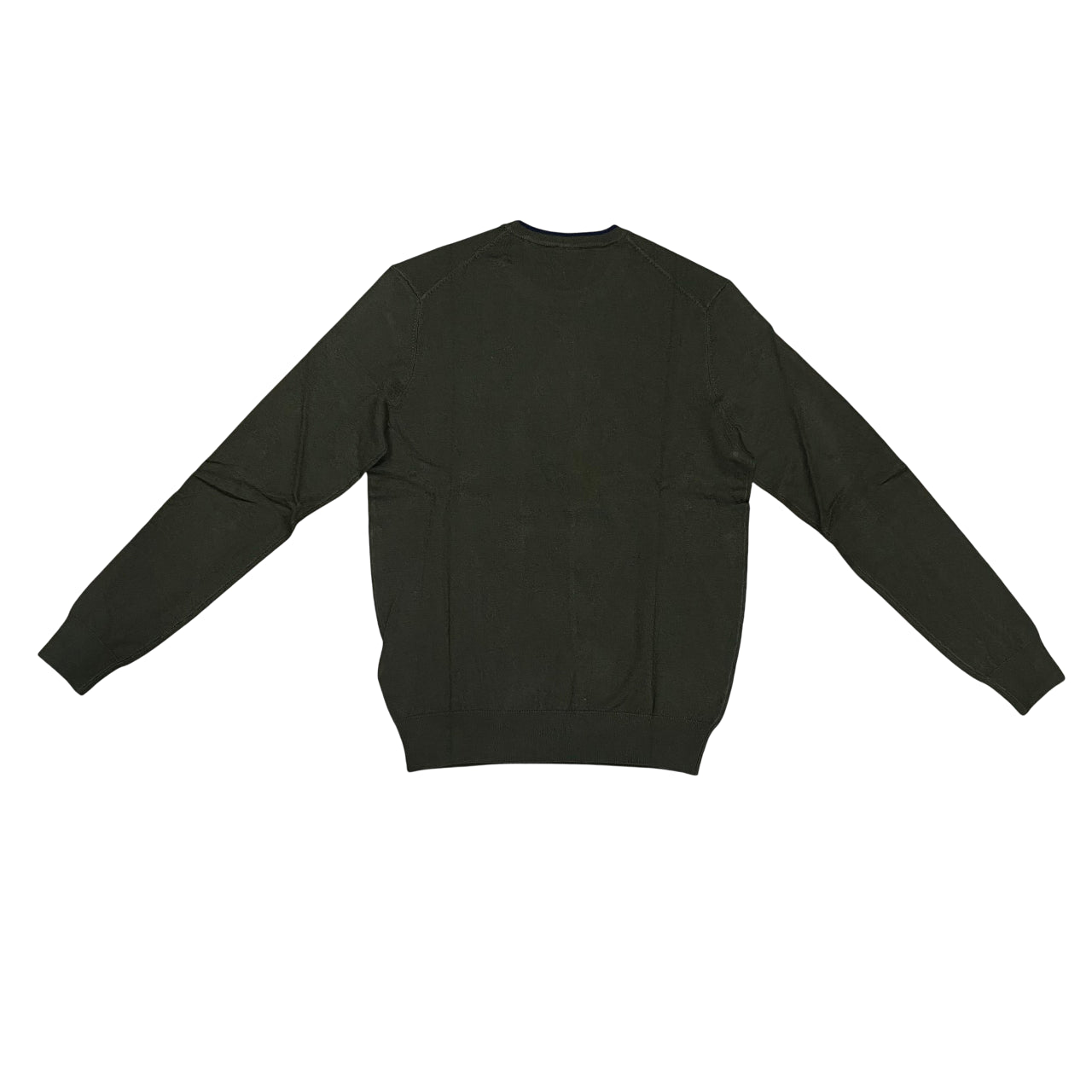 US Polo Assn Maglia Girocollo Misto Lana e Viscosa US42173007 249 Verde – Comfort Classico, Stile Versatile e Qualità Tradizionale - retro