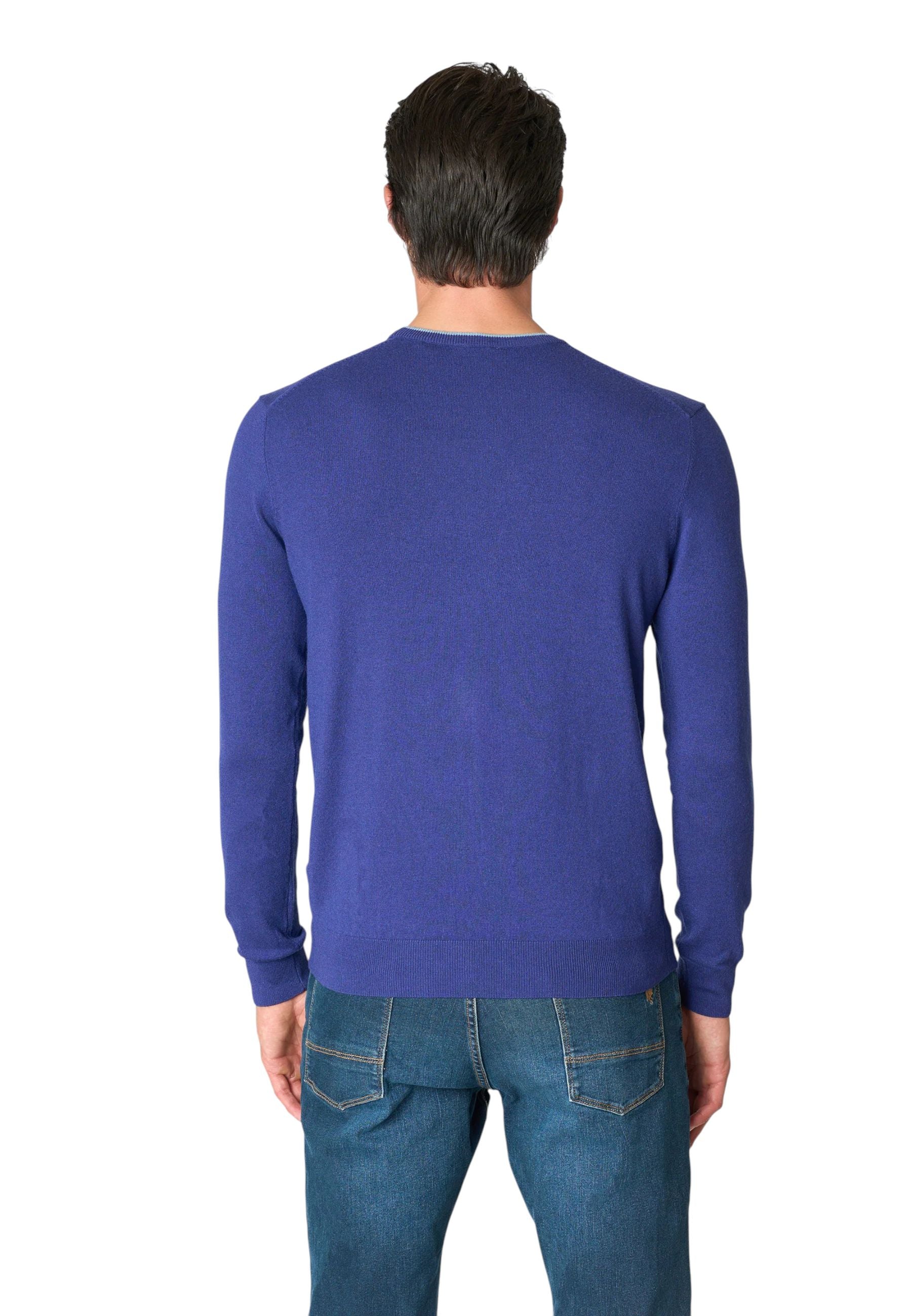 US Polo Assn Maglia Girocollo Misto Lana e Viscosa US42173007 373 Blu – Comfort Classico, Stile Versatile e Qualità Tradizionale retro