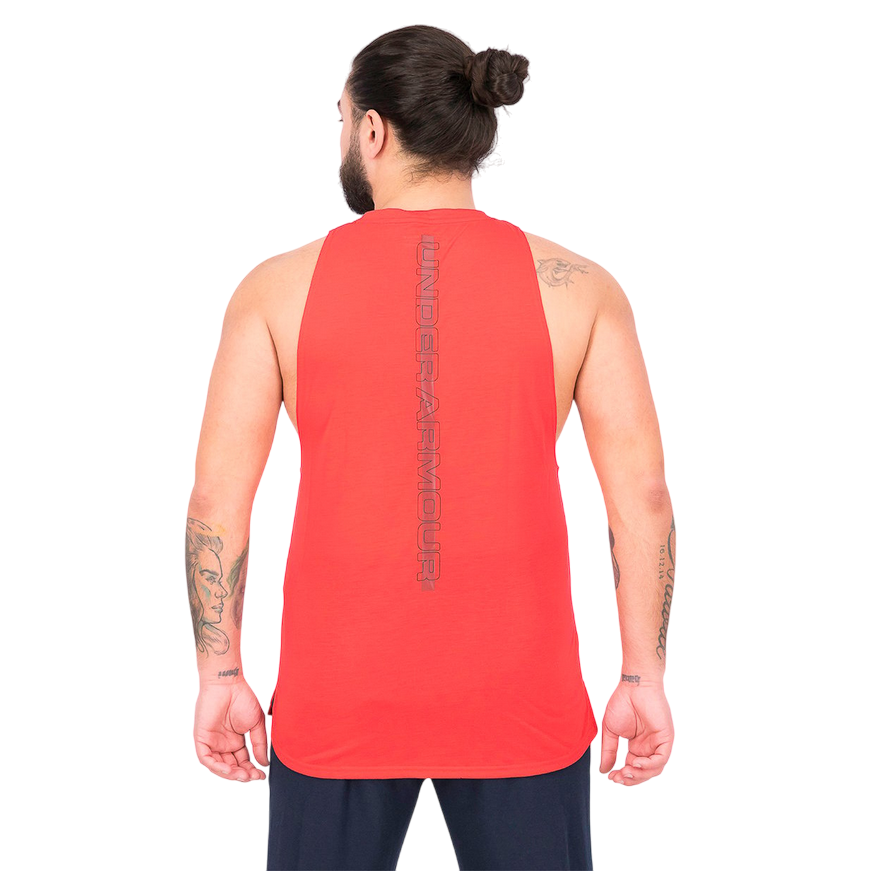Canotta Under Armour Zone 1326706-600 da uomo per basket, vista posteriore