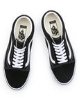 Vans scarpa sneakers per uomo e donna con pianta larga Old Skool Wide VN0000T8BMX nero-bianco