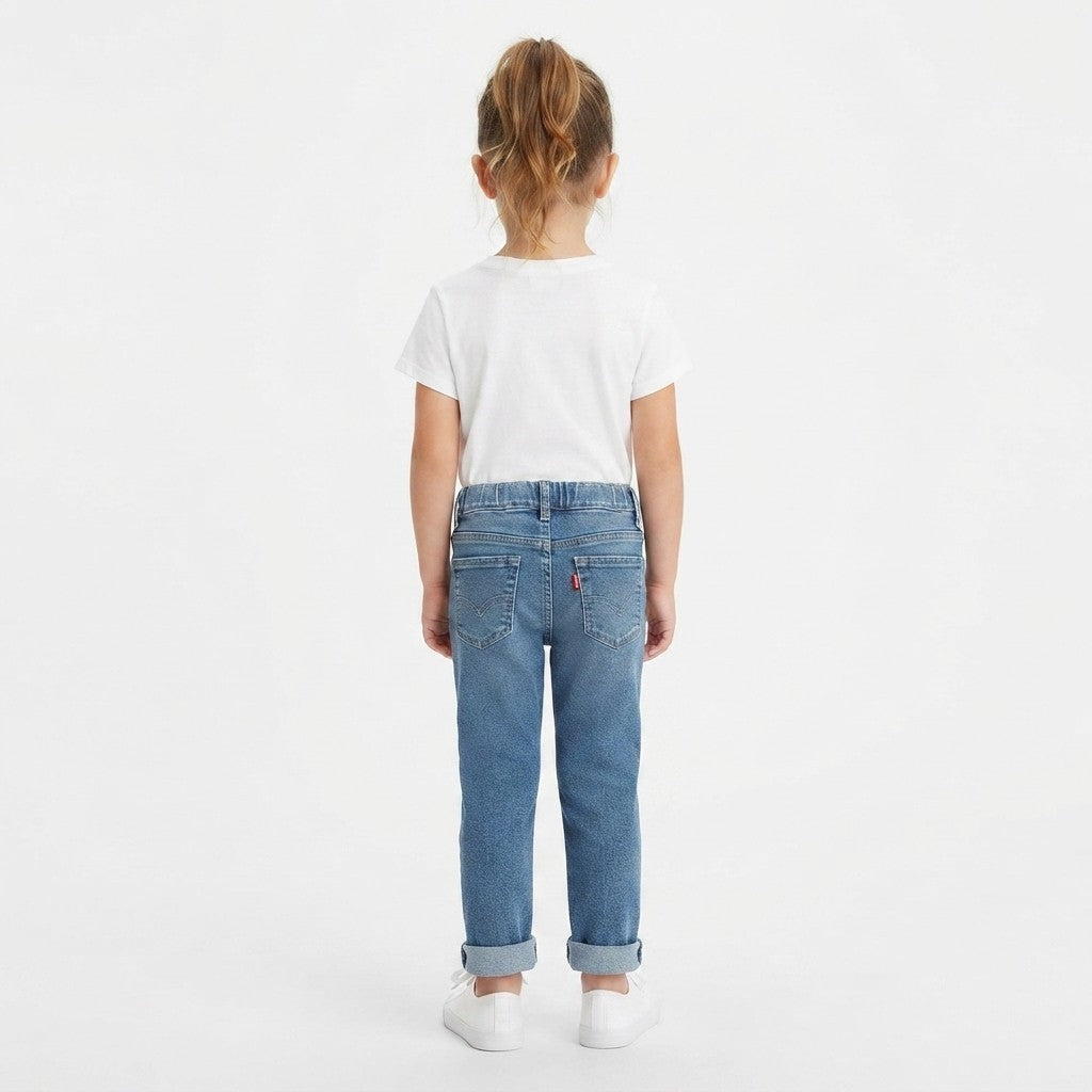 Levi's Kids pantalone in jeans da ragazzi 6EL347-LD3 blu chiaro